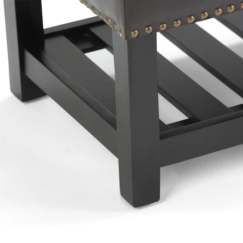Lomond - Storage Ottoman Bench - Tanners Brown