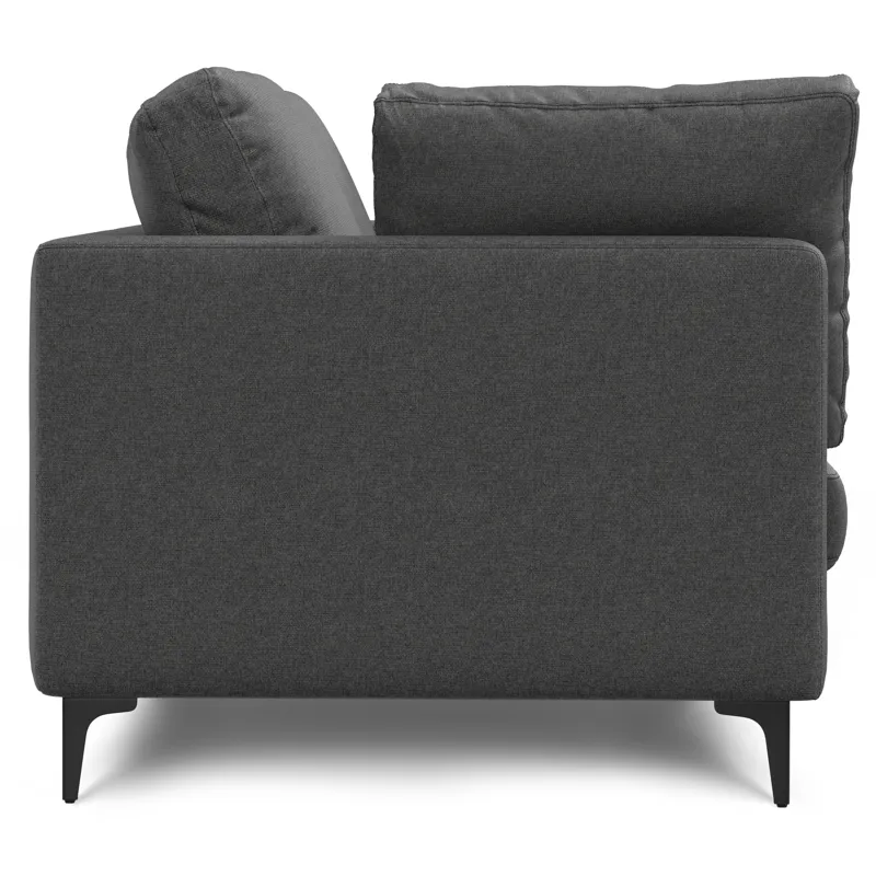 Ava - 90\" Mid Century Sofa - Pebble Gray