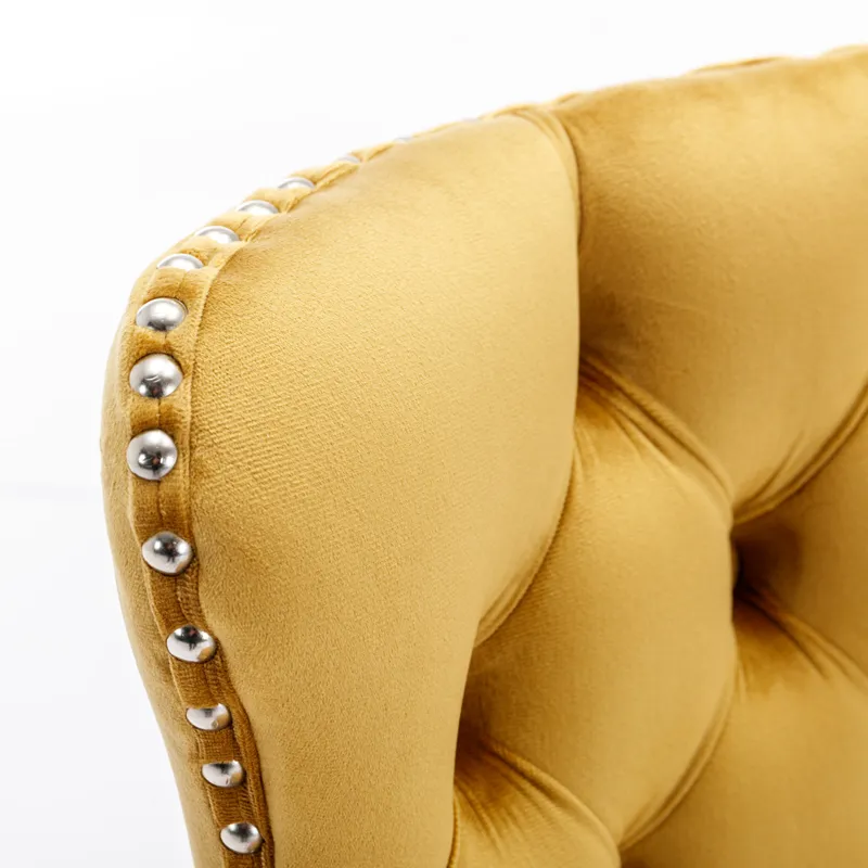 Swivel Velvet Barstools Adjusatble Seat Height From 25-33\", Modern Upholstered Chrome Base Bar Stoo