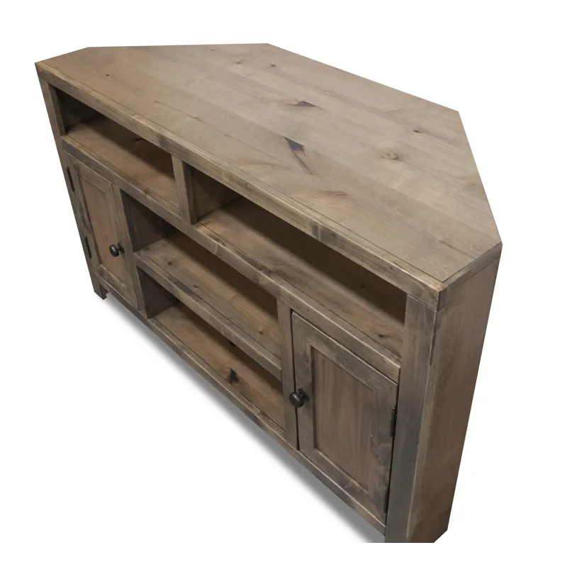 Joshua Creek - 52\" Corner TV Stand - Barnwood