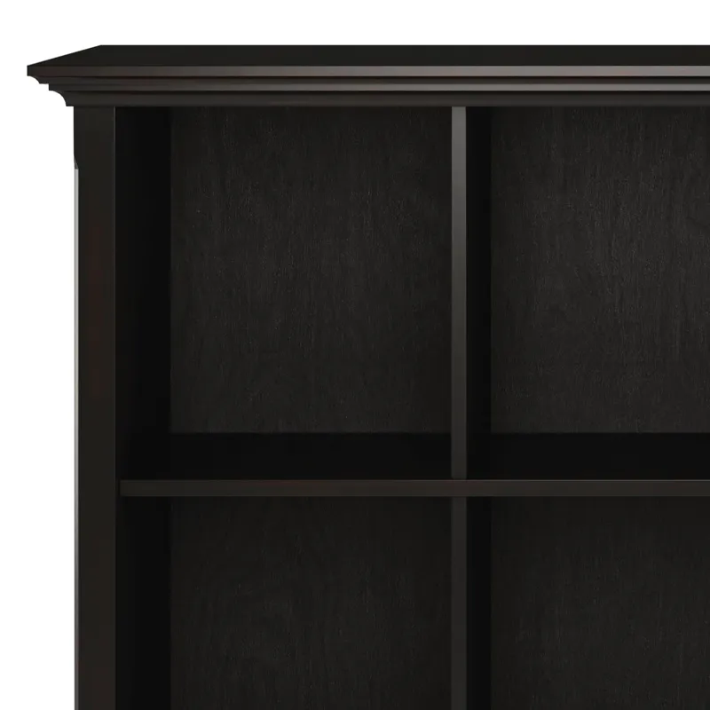 Amherst - 12 Cube Storage Bookcase - Hickory Brown