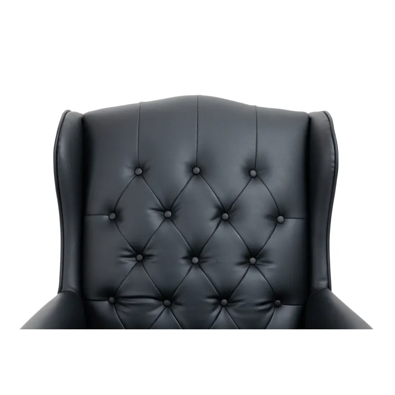 Executive Office Chair, High Back Reclining Comfortable Desk Chair With Smooth Glide Caster Wheels -