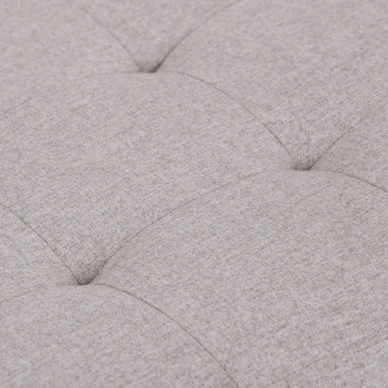 Cosmopolitan - Storage Ottoman - Cloud Grey