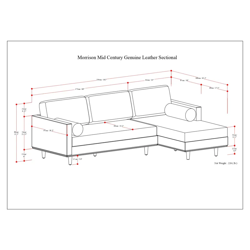 Morrison - Right Sectional Sofa - Sienna