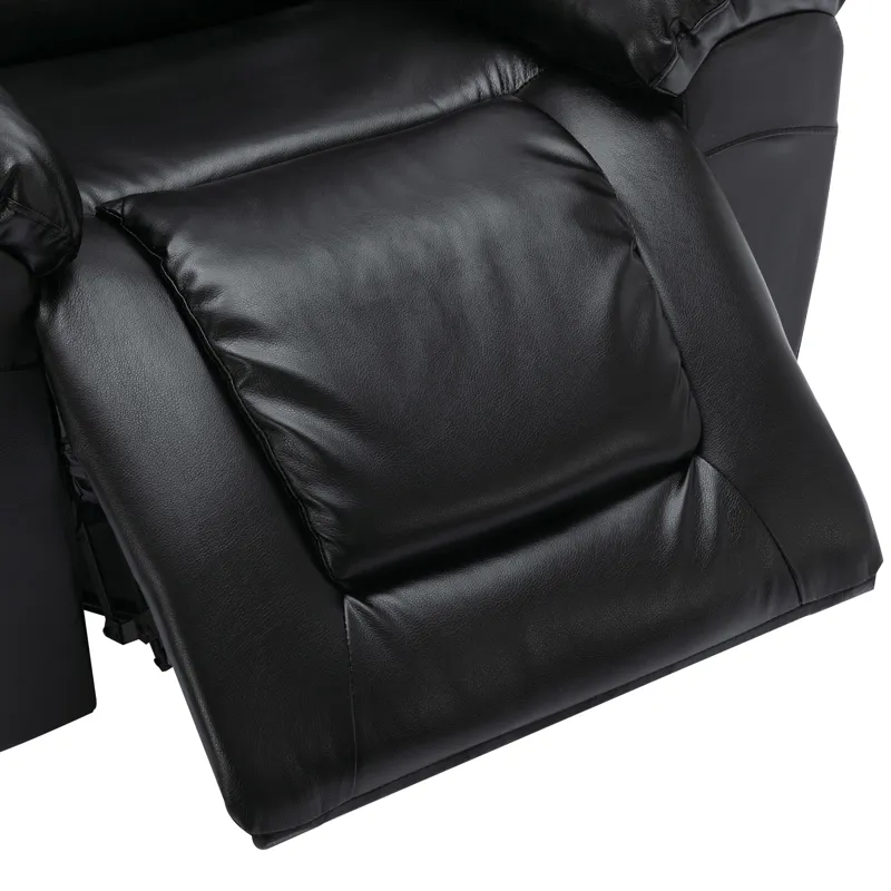 2 Seater Home Theater Recliner Manual Recliner Chair With A Storage Box And Two Cup Holders For Livi
