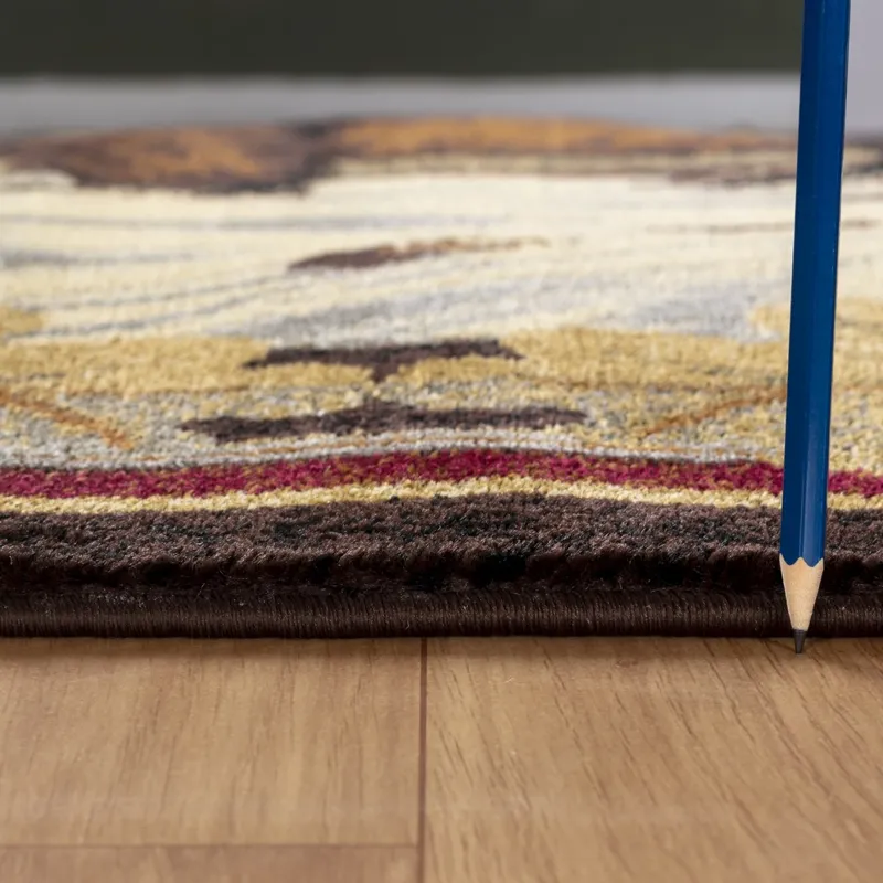 Nature\'s Nest - GC_CBL3008 Multi 2\' x 3\' Lodge Area Rug