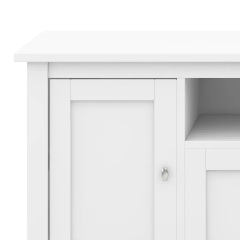 Warm Shaker - 72\" TV Media Stand - White