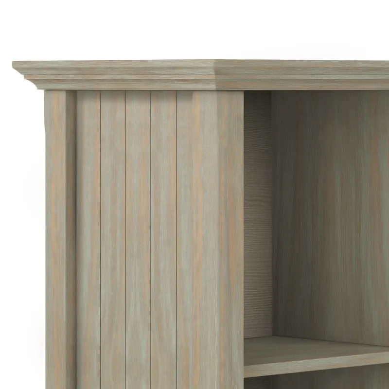 Acadian - 8 Cube Storage Sofa Table - Distressed Grey