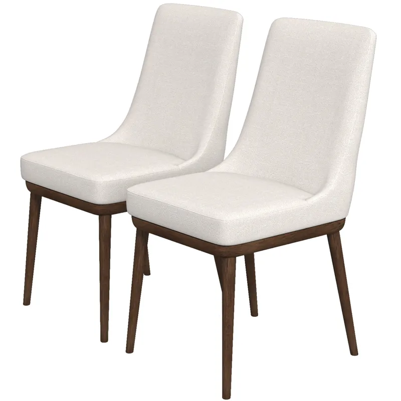 Kate - Mid-Century Modern Dining Chair (Set of 2) - White