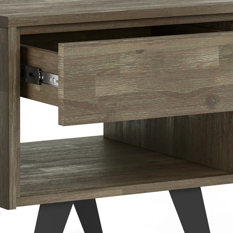 Lowry - End Table - Distressed Grey
