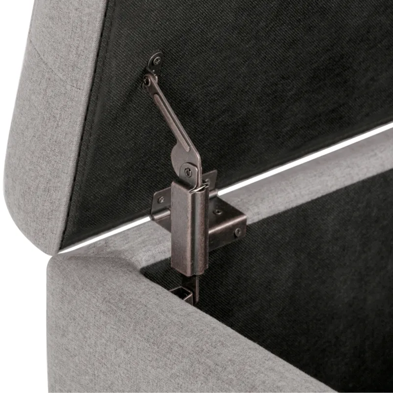 Cosmopolitan - Storage Ottoman - Cloud Grey