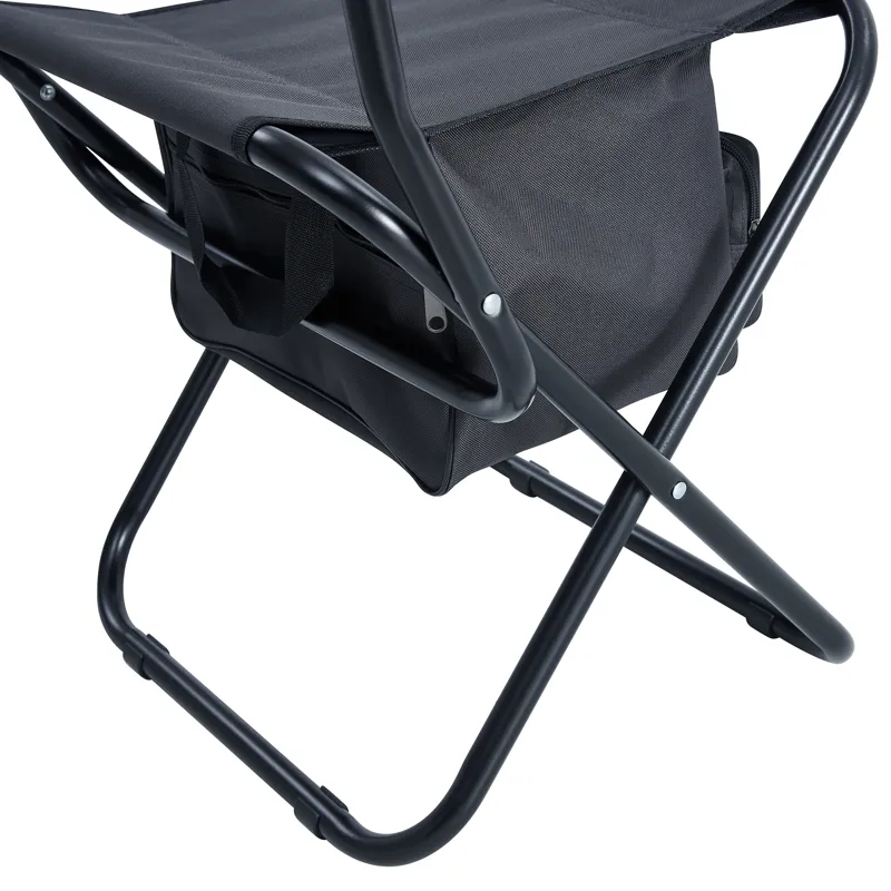 Folding Outdoor Chairs With Storage Bag, Portable Chair For Indoor, Outdoor Camping, Picnics And Fis