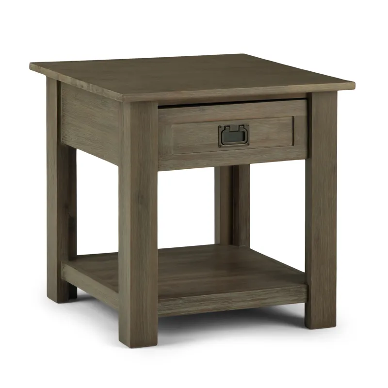 Monroe - End Table - Distressed Grey