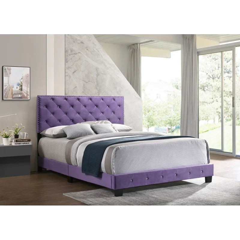 Suffolk - G1402-FB-UP Full Bed - Purple