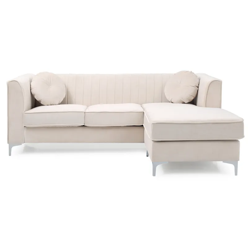 Delray - G797B-SC Sofa Chaise (3 Boxes) - Ivory