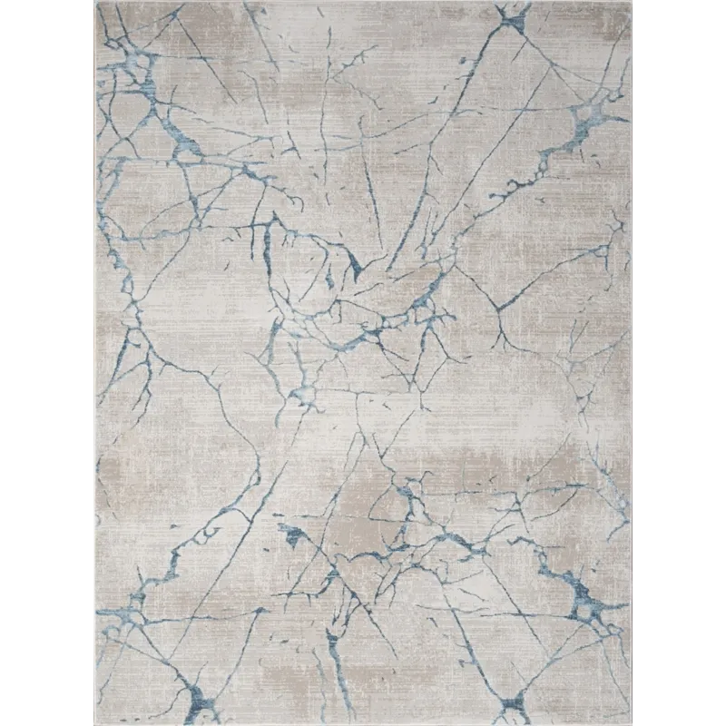 Elegance - GC_CNC6005 Blue 2\' x 7\' Area Rug