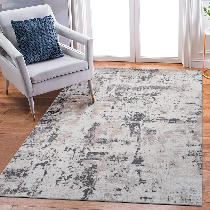 8\' x 10\' Abstract Non-Shedding Living Room Bedroom Dining Home Office Stylish And Stain Resistant 