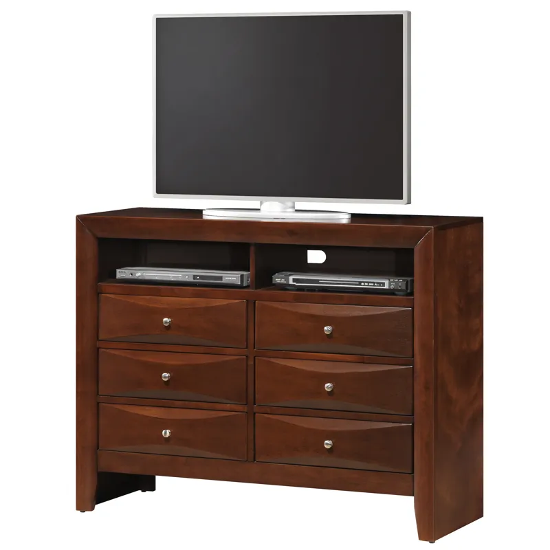 Marilla - G1550-TV2 Media Chest - Cherry
