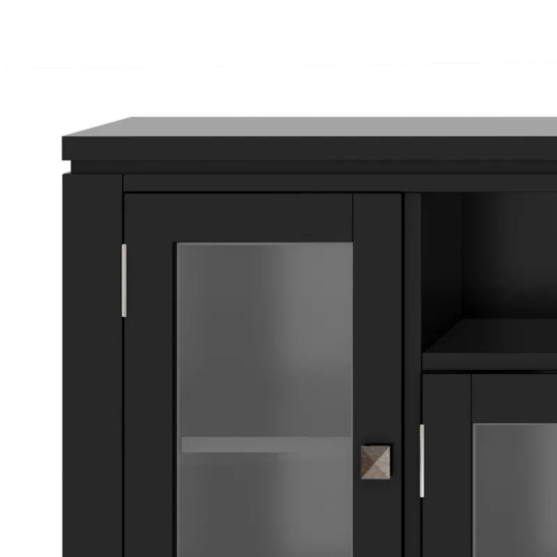Cosmopolitan - 72" Wide TV Media Stand - Black
