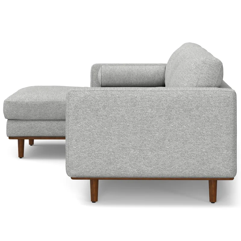 Morrison - Left Sectional Sofa - Mist Gray