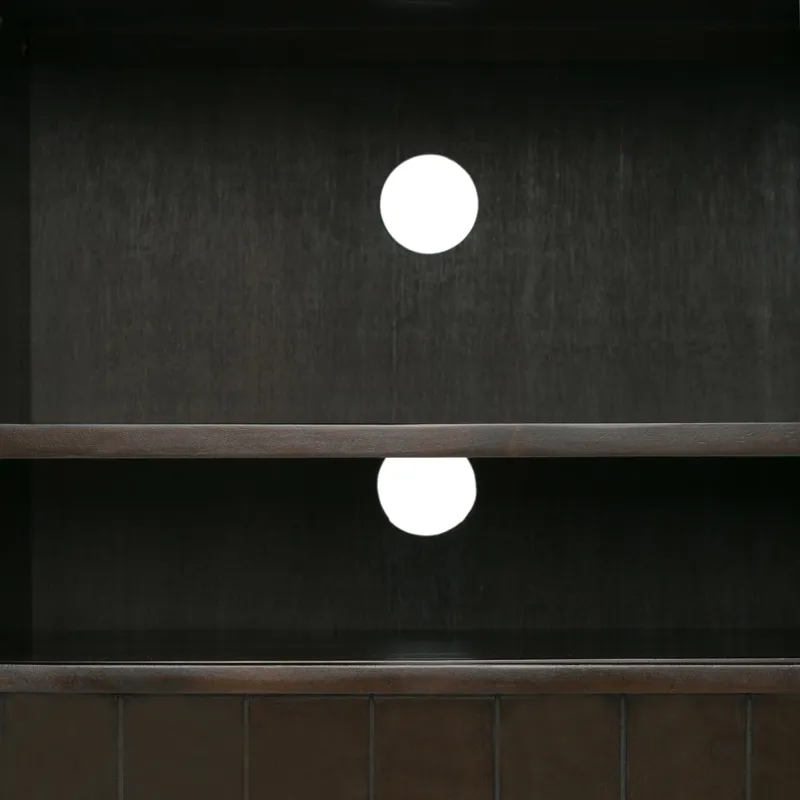 Bedford - Tall TV Media Stand - Dark Tobacco Brown