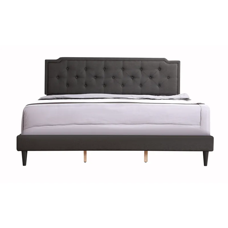Deb - G1106-QB-UP Queen Bed (All in One Box) - Black