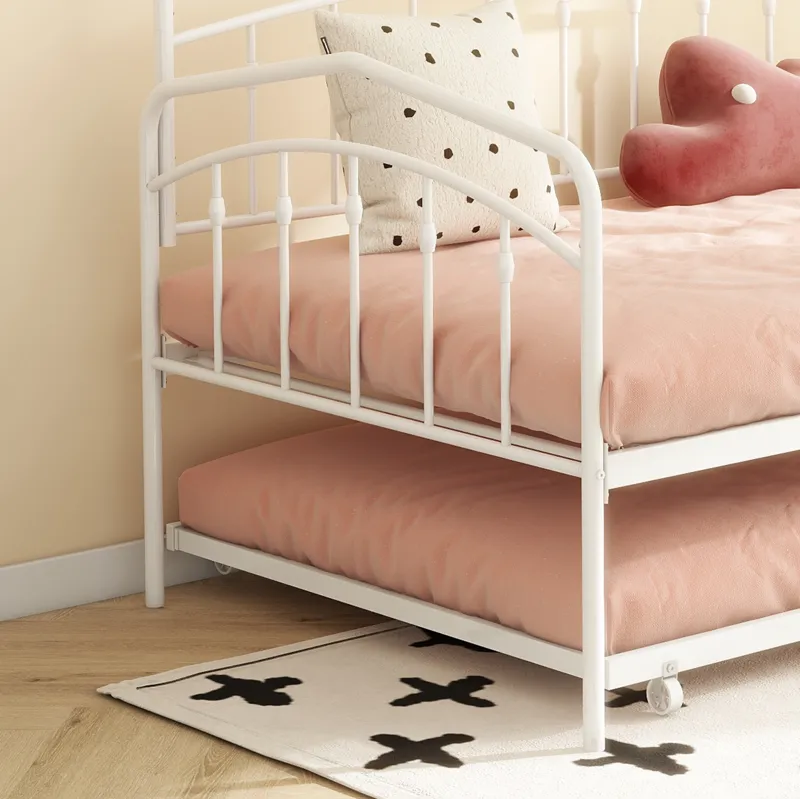 Fox - Twin Daybed With Twin Trundle - White