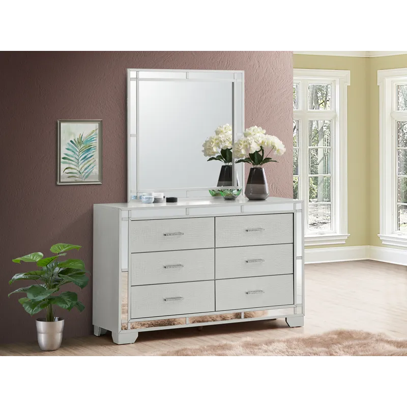 Madison - G6600-M Mirror - Silver Champagne