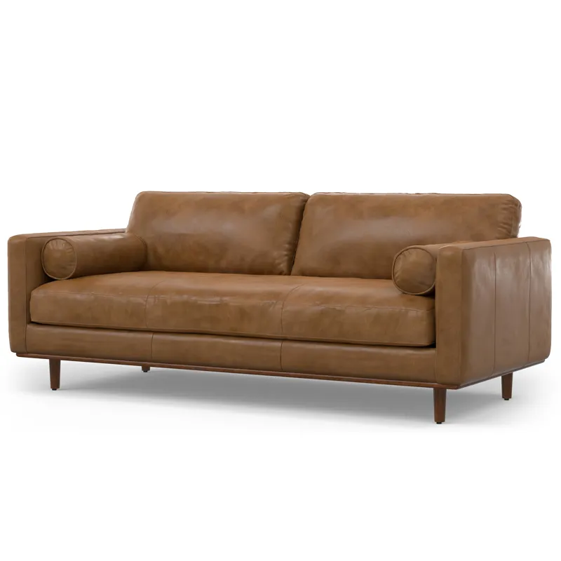Morrison - 89" Sofa - Caramel Brown