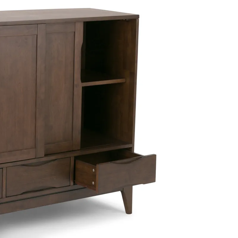 Harper - Medium Storage Cabinet - Walnut Brown