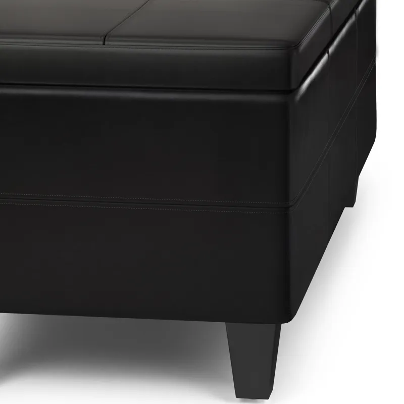 Afton - Storage Ottoman Bench - Tanners Brown