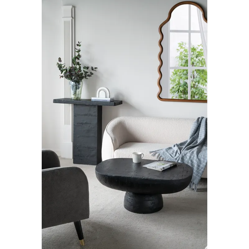 Oval Coffee Table - Black