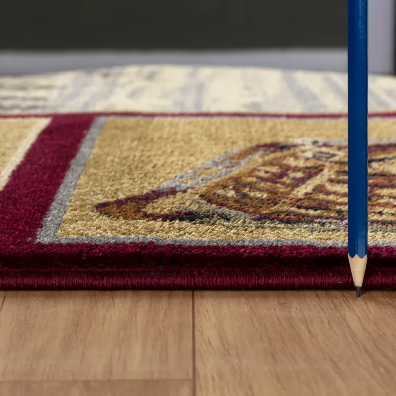 Nature\'s Nest - GC_CBL3003 Multi 2\' x 3\' Lodge Area Rug
