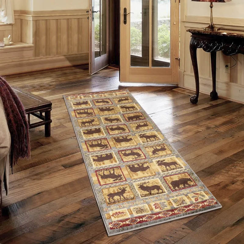Nature\'s Nest - GC_CBL3004 Multi 5\' x 7\' Lodge Area Rug