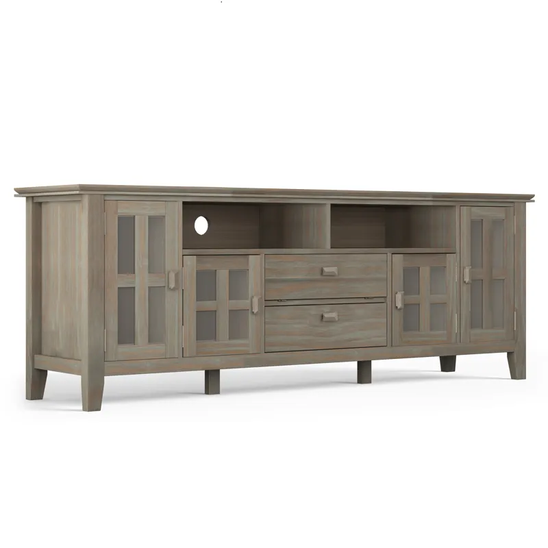 Artisan - 72\" TV Media Stand - Distressed Grey