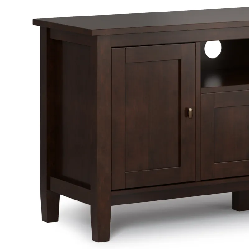 Warm Shaker - 72\" TV Media Stand - Russet Brown