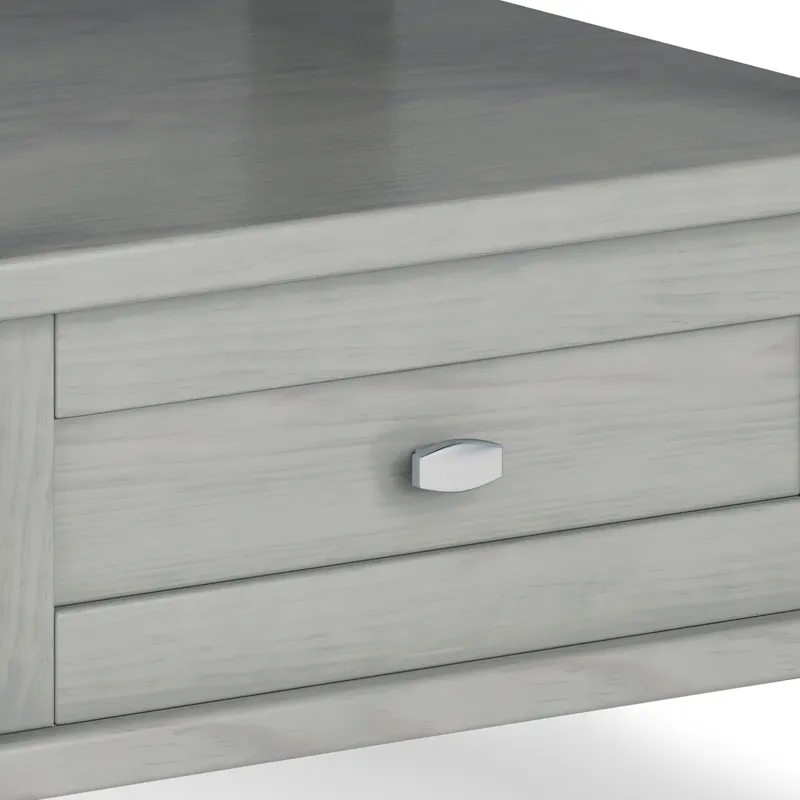 Warm Shaker - End Table - Fog Grey