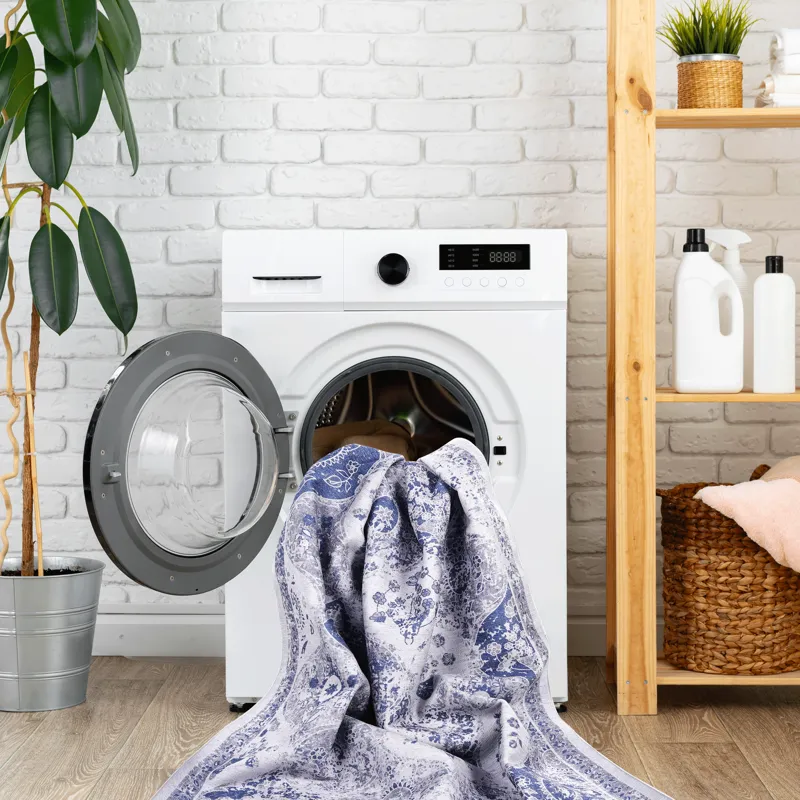 5\' x 8\' Washable Rug, Low-Pile, Non-Slip, Non-Shedding, Foldable, Kid & Pet Friendly Area Rugs For