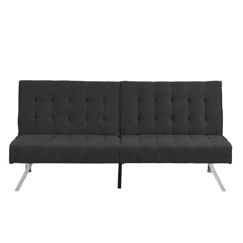 Futon Sofa Bed - Black
