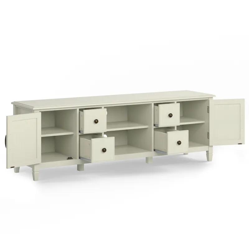 Connaught - 72\" Wide TV Stand - Antique White