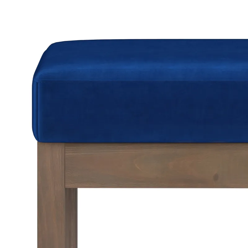 Milltown - Footstool Small Ottoman Bench - Blue