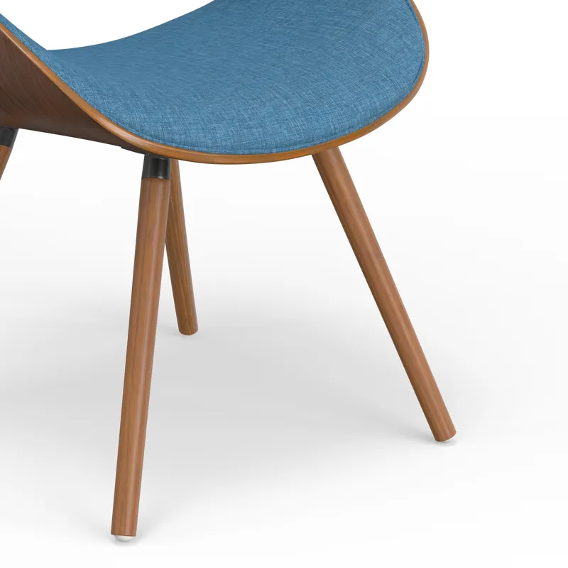 Malden - Bentwood Dining Chair with Wood Back - Blue