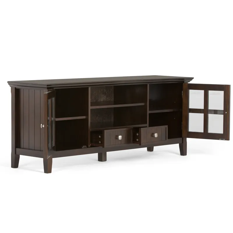 Acadian - 60\" TV Media Stand - Brunette Brown