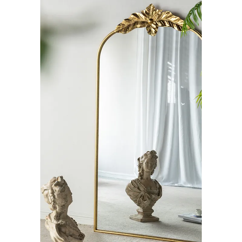 Full Length Mirror, Arched Mirror Hanging Or Leaning Against Wall, Large Mirror For Living Room - Go