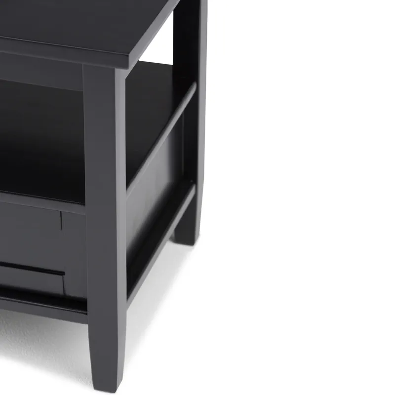 Warm Shaker - End Table - Black