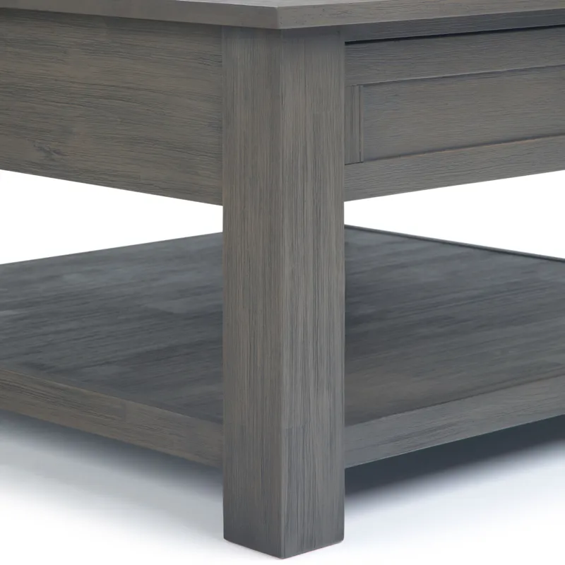 Monroe - Square Coffee Table - Farmhouse Grey