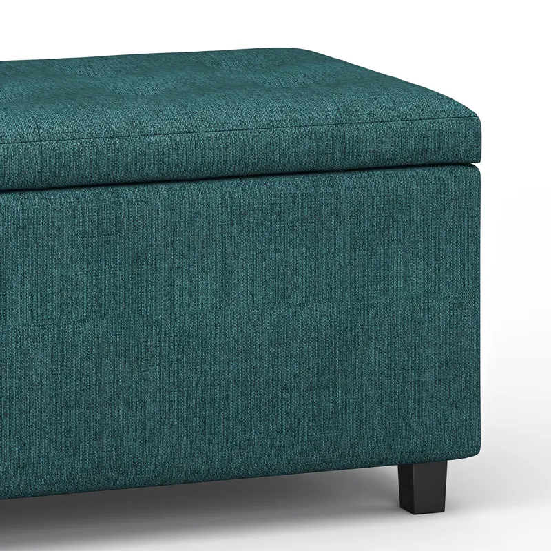 Cosmopolitan - Storage Ottoman - Teal