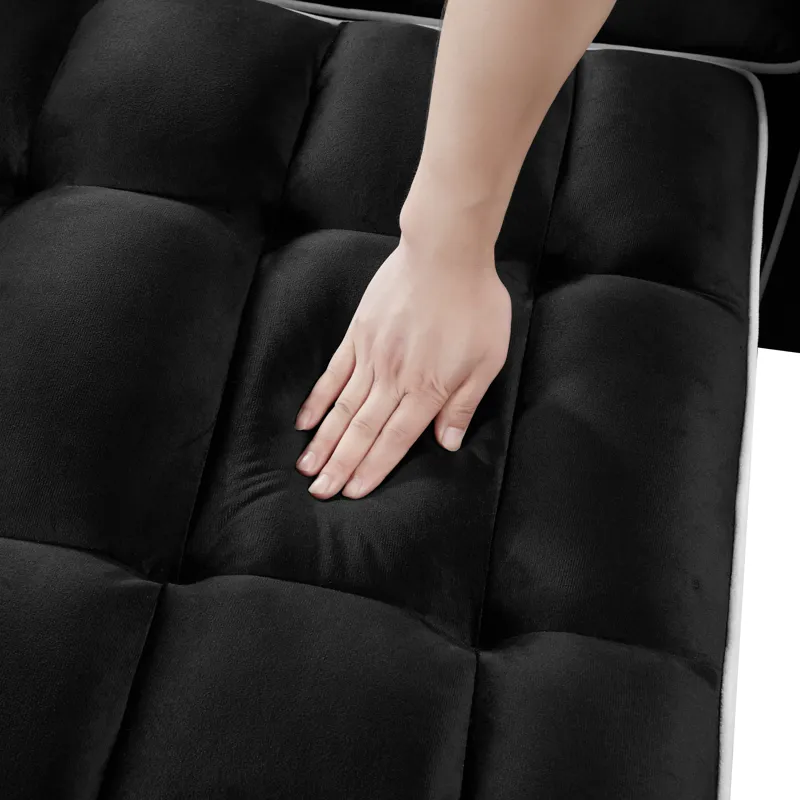 Convertible Sleeper Chair Sofa Bed Adjustable Pull Out Sleeper Chair Bed Multi-Pockets Folding Sofa 