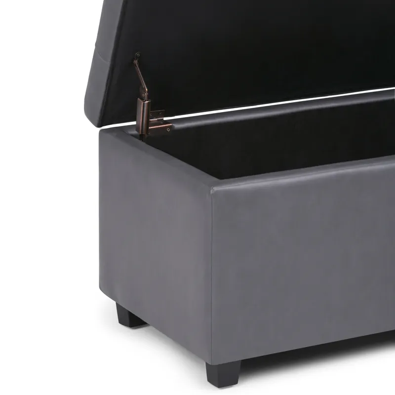 Cosmopolitan - Storage Ottoman - Stone Grey
