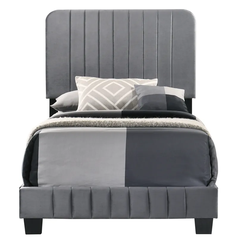 Lodi - G0408-TB-UP Twin Bed - Gray